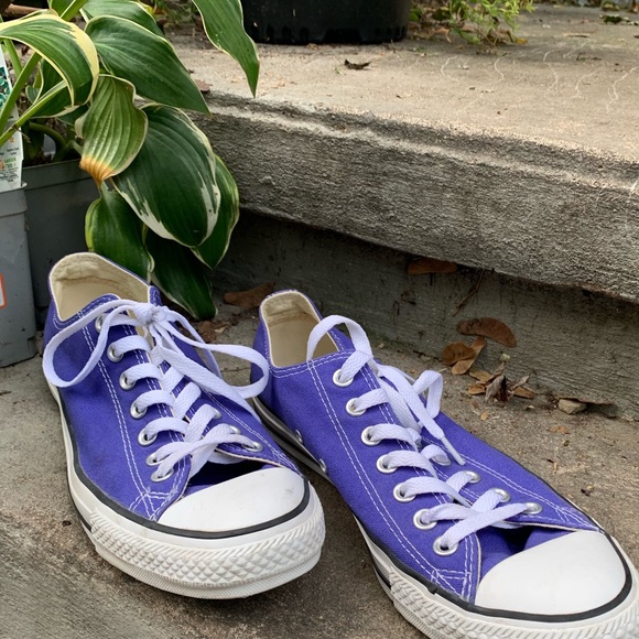 Converse Shoes - Funky Purple Converse Sneakers!